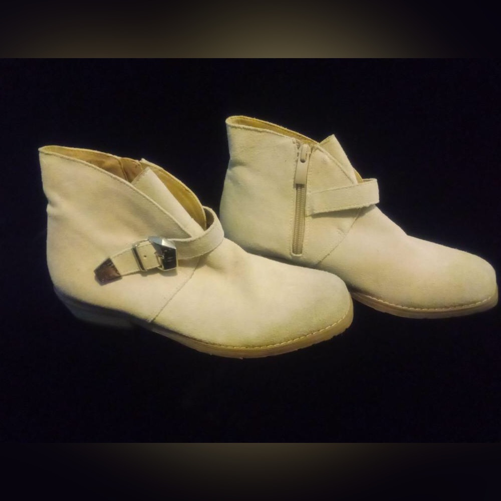 Tan booties